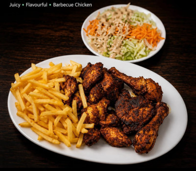 Biggies BBQ Bucket, Fries & Salad 